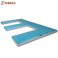 Customized PVC and drop stitch material inflatable dock floats